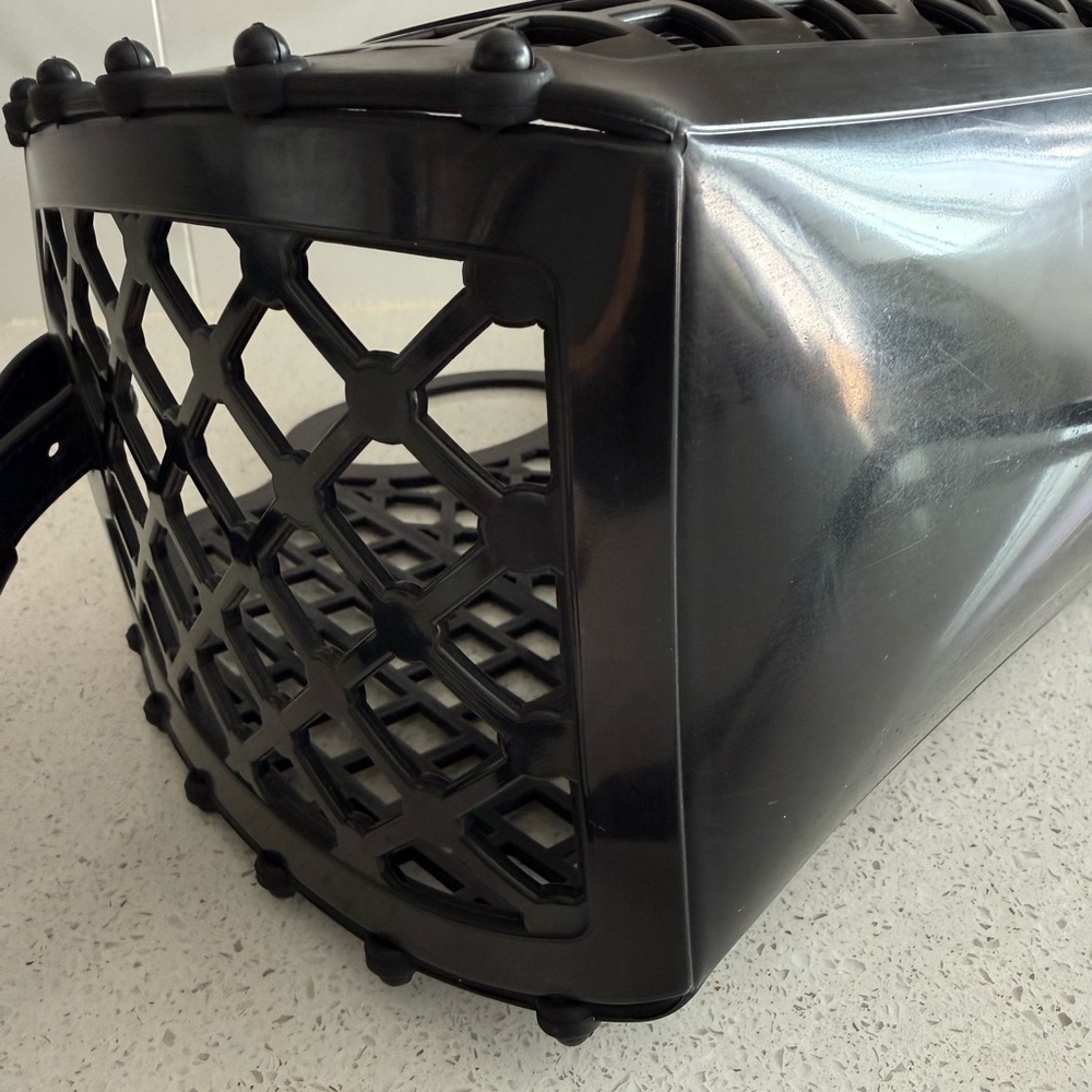 Chloe Cage Black Jelly Tote - Picture 11 of 12